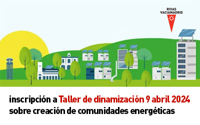 Inscripción Taller de dinamización sobre creación de comunidades energéticas – 9 de abril 2024