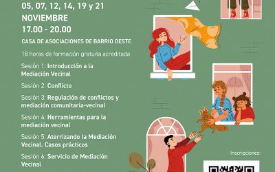 Inscripción a Formación: Mediación vecinal