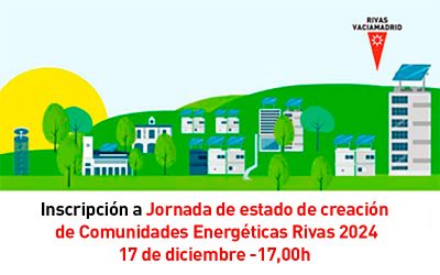 Inscripción a Jornada de estado de creación de Comunidades Energéticas Rivas 2024 – 17 de diciembre