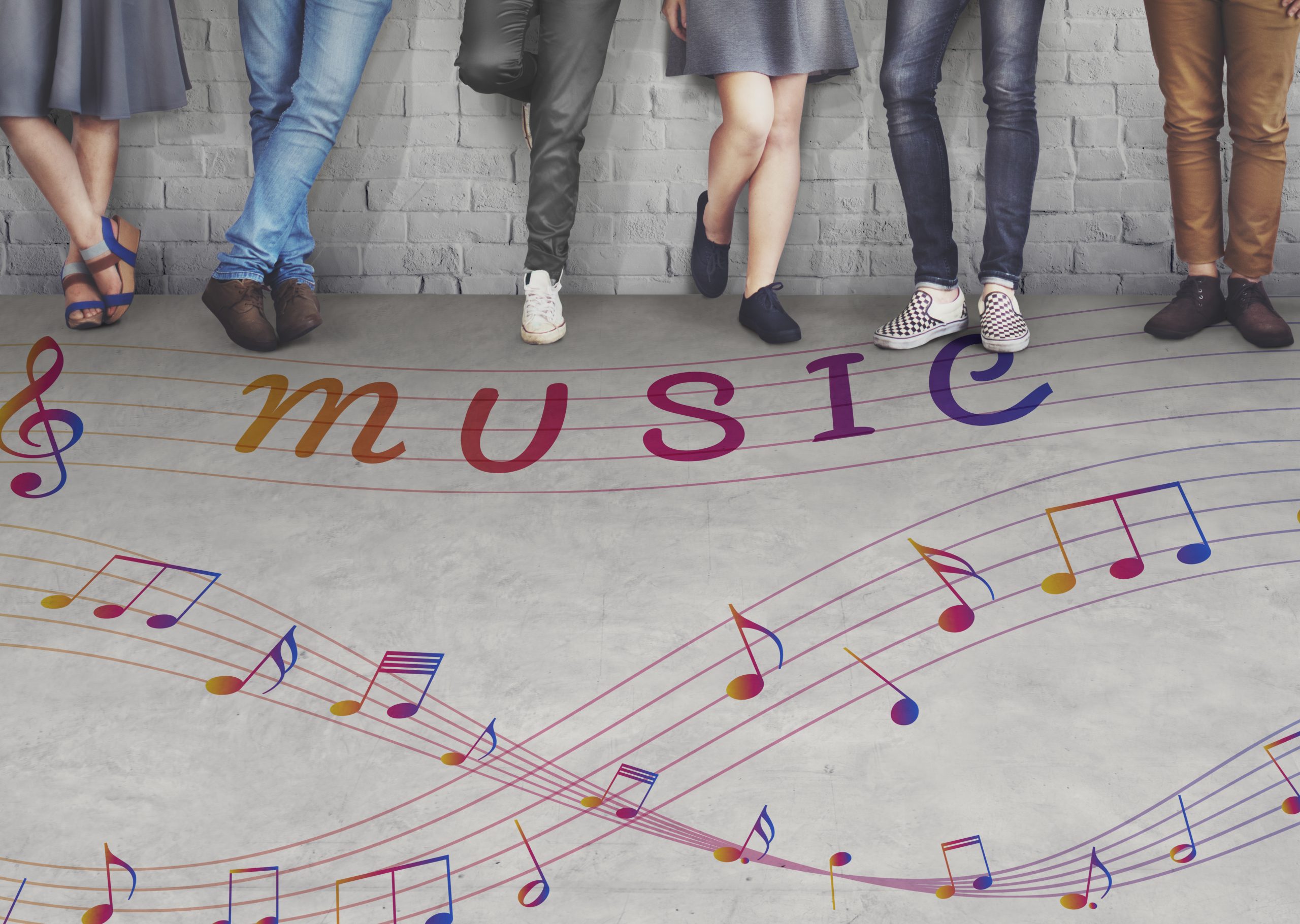 Music Note Art of Sound Instrumental Concept